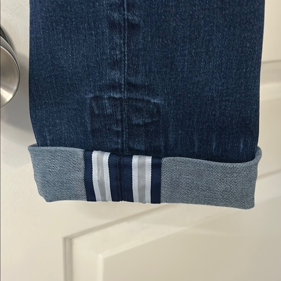 Kut from the Kloth Blue Ankle Cropped Boyfriend Denim - Picture 7 of 8